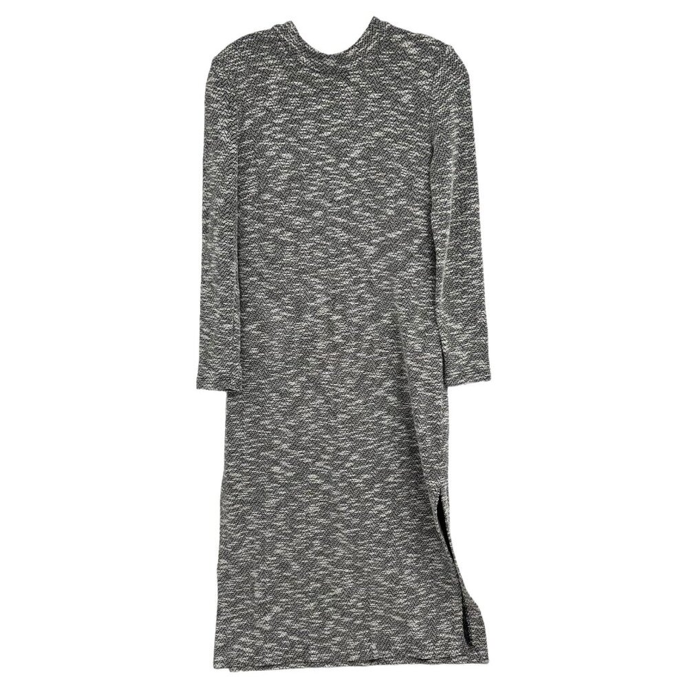 Hutch Gray Knit Long Sleeve Midi Dress | Size M